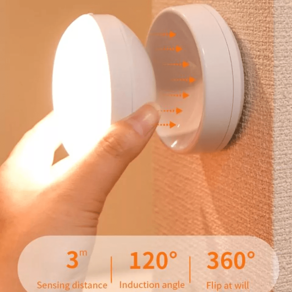 LED Motion Sensor Wall Light – Energy-Efficient Indoor Lighting with Adjustable Direction 3