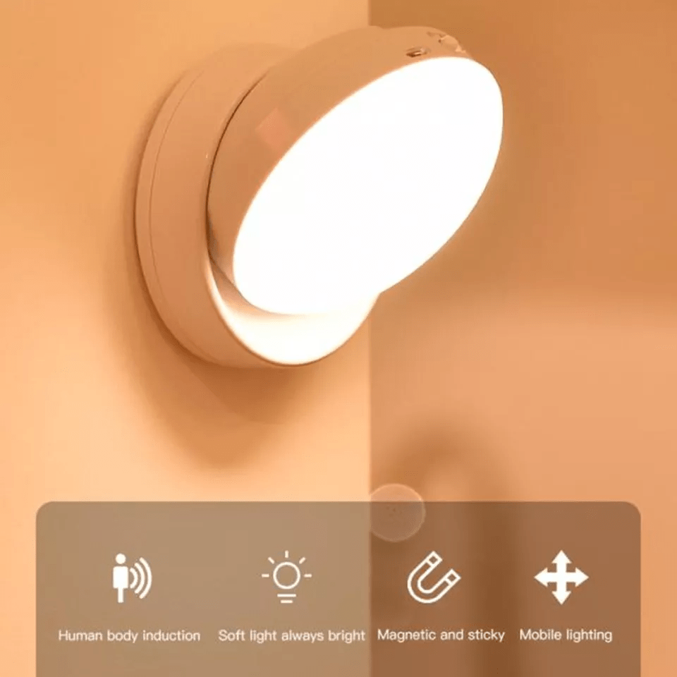 LED Motion Sensor Wall Light – Energy-Efficient Indoor Lighting with Adjustable Direction 2