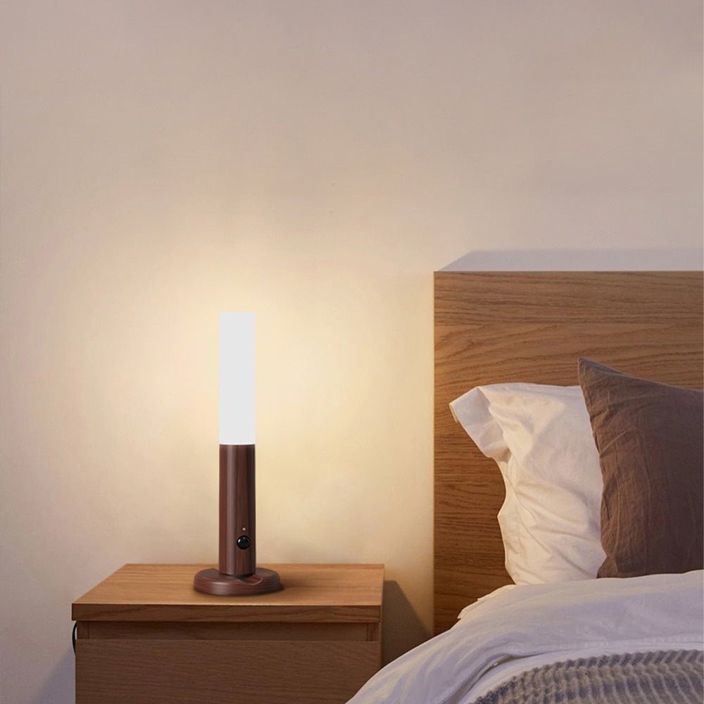 LED Motion Sensor Wall Light with Wooden Base – Energy Efficient and Stylish Design 2
