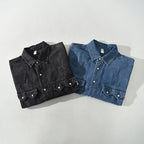 Lennox — Breathable Denim Jacket with Urban Western Style (Black 2XL) - | Zavonix