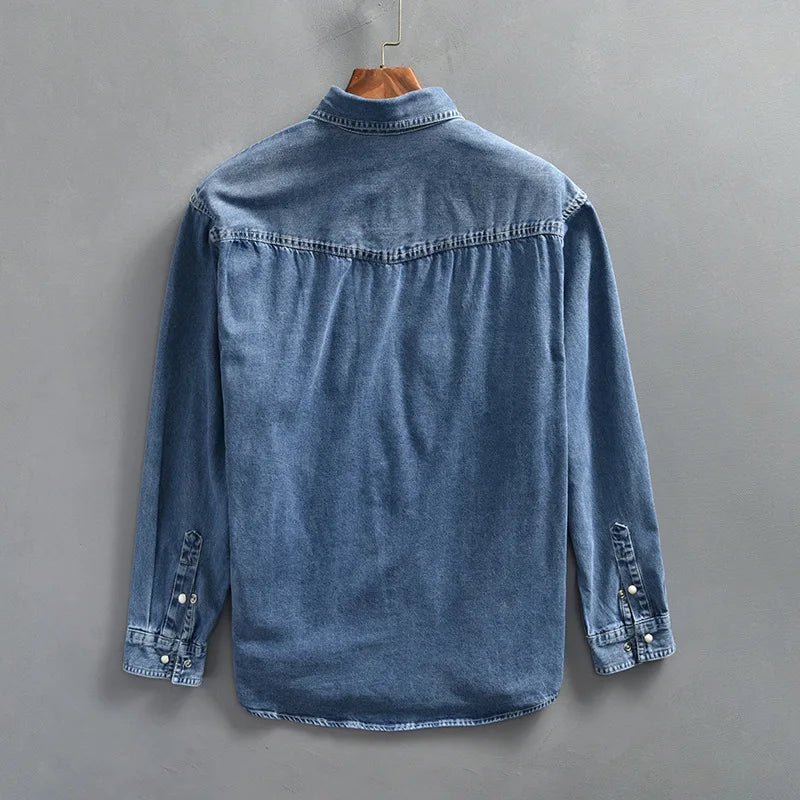 Lennox — Breathable Denim Jacket with Urban Western Style (Black 2XL) - | Zavonix