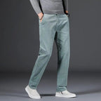Lenton — Slim - Fit Corduroy Pants with Durable Stitching (Turquoise XS (28 - 29)) - | Zavonix