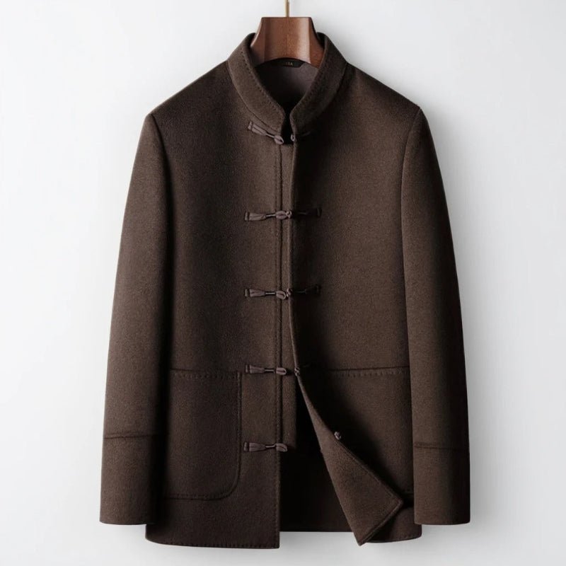LEO™ CASHMERE OVERCOAT (Dark Brown XS) - | Zavonix