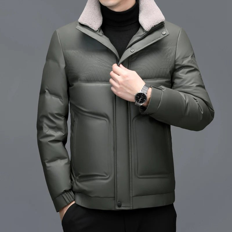 Léon Men's Puffer Jacket | High-Performance Insulation for Winter Warmth 3