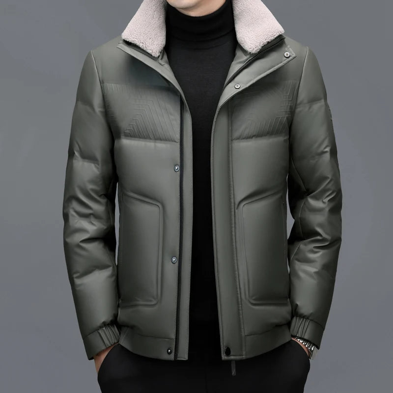 Léon Men's Puffer Jacket | High-Performance Insulation for Winter Warmth 2