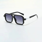 Leopard Sunglasses (Black Silver ) - | Zavonix