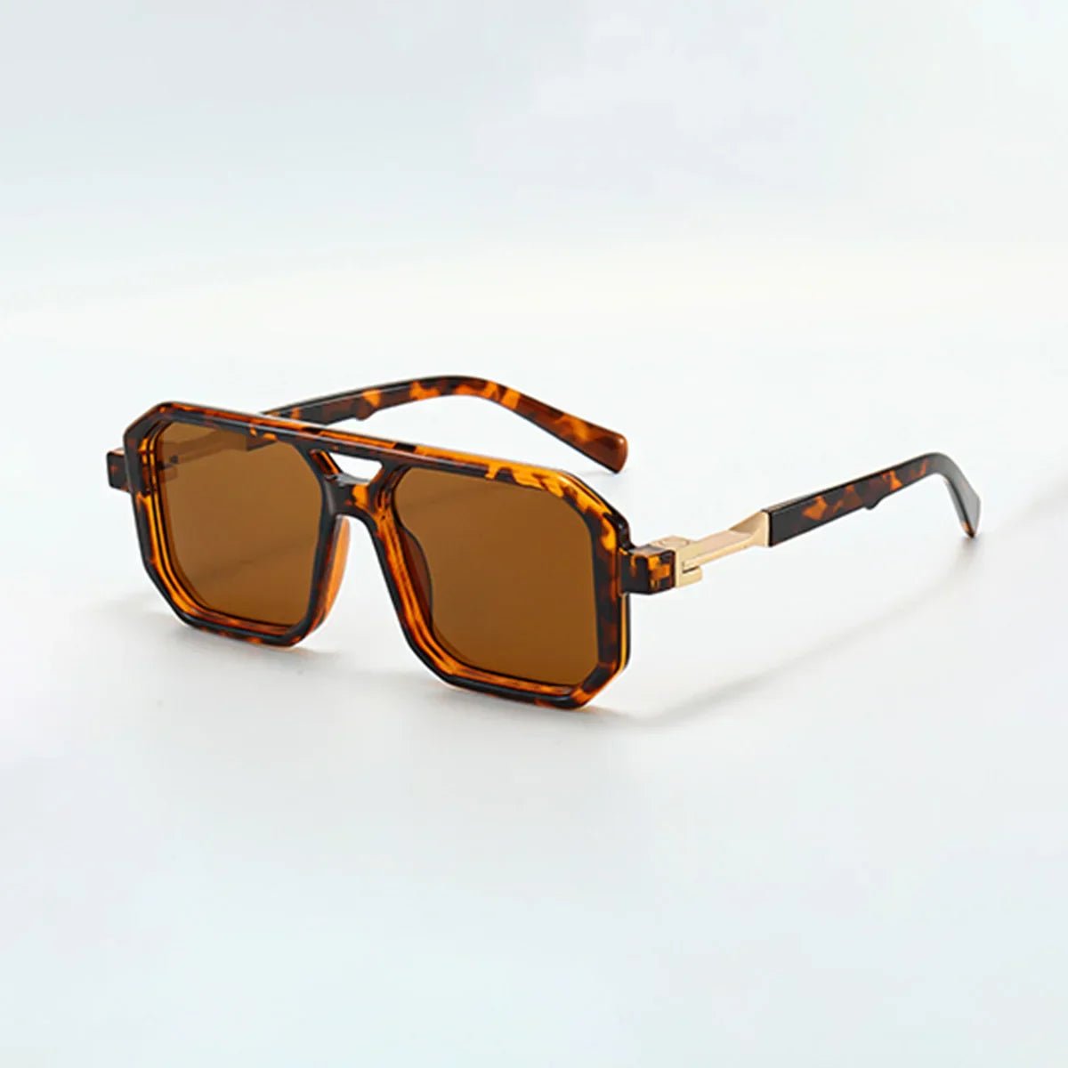 Leopard Sunglasses (Black Silver ) - | Zavonix
