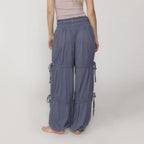 Leroux Breezy — Soft Breathable Lounge Pants with Adjustable Fit (Green S) - | Zavonix