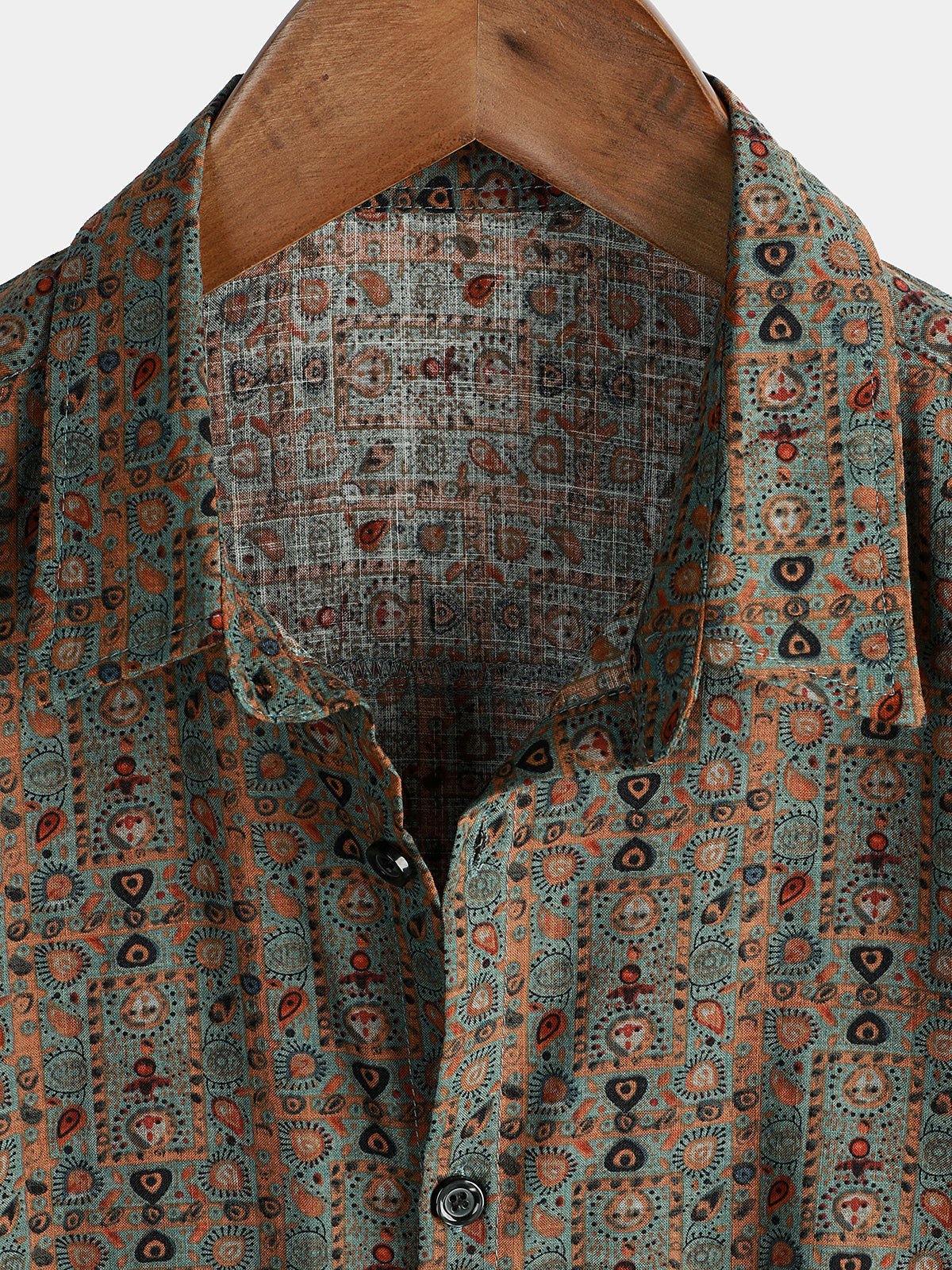Lerton — Men's Breathable Cotton - Viscose Summer Shirt (S ) - short | Zavonix