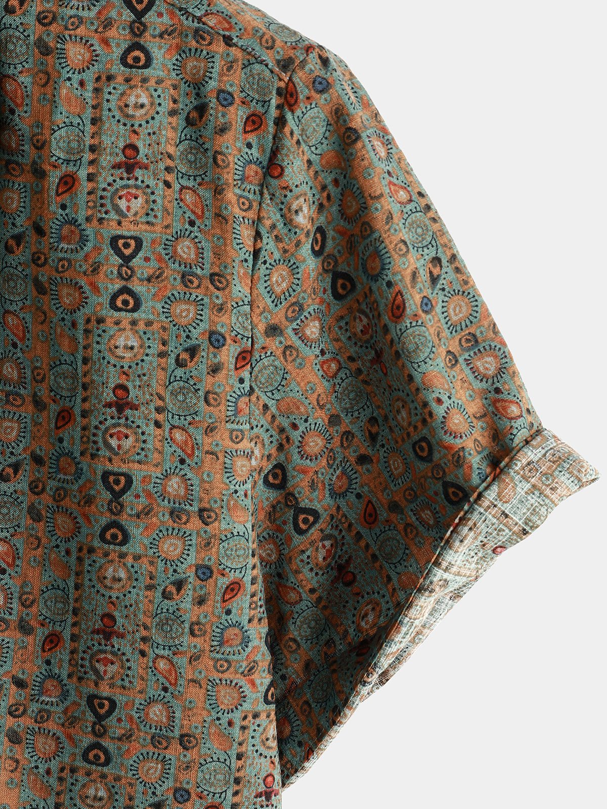 Lerton — Men's Breathable Cotton - Viscose Summer Shirt (S ) - short | Zavonix