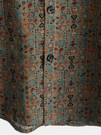 Lerton — Men's Breathable Cotton - Viscose Summer Shirt (S ) - short | Zavonix