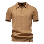 Levant Polo Shirt (Camel S) - | Zavonix