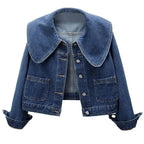"Liana Greca" Designer Denim Jacket (S ) - Jacket | Zavonix