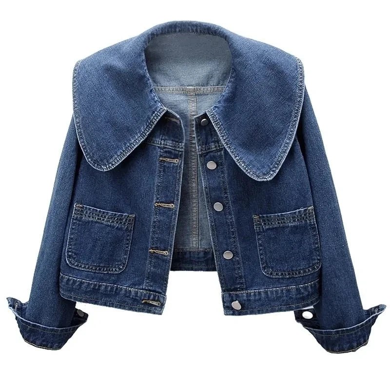 "Liana Greca" Designer Denim Jacket (S ) - Jacket | Zavonix