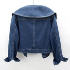 "Liana Greca" Designer Denim Jacket (S ) - Jacket | Zavonix