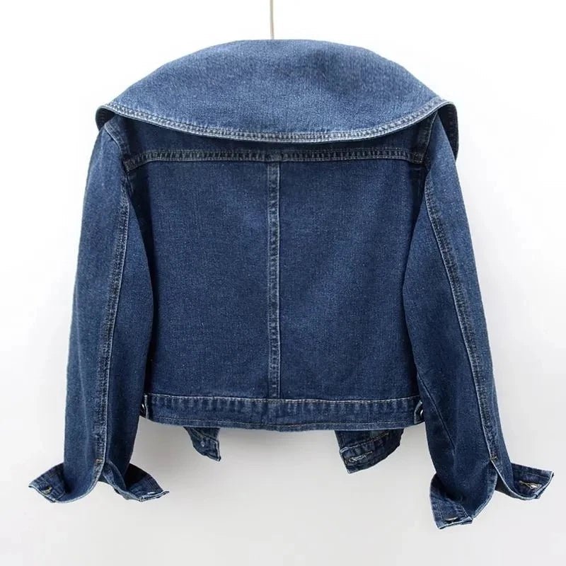 "Liana Greca" Designer Denim Jacket (S ) - Jacket | Zavonix