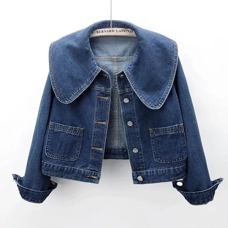 "Liana Greca" Designer Denim Jacket (S ) - Jacket | Zavonix