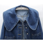 "Liana Greca" Designer Denim Jacket (S ) - Jacket | Zavonix