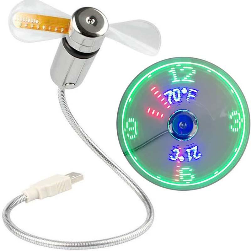 Liftair Usb Desk Fan Time Temperature Readout Product Image 01