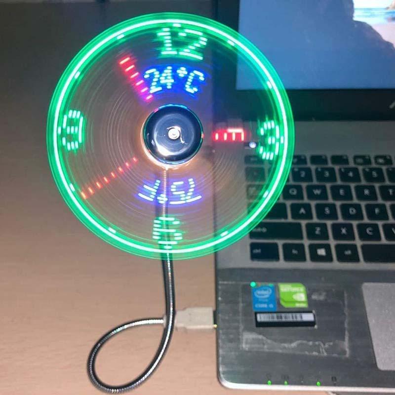 Liftair Usb Desk Fan Time Temperature Readout Product Image 03