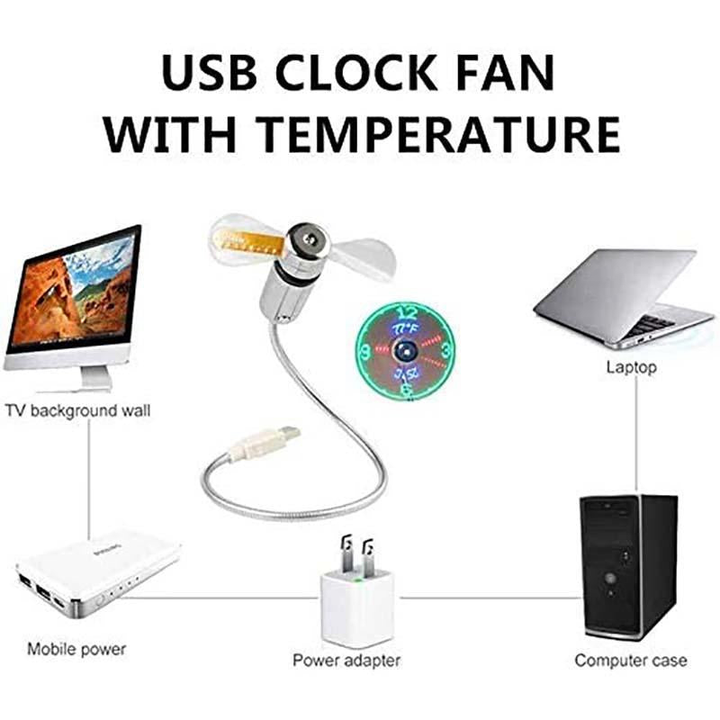Liftair Usb Desk Fan Time Temperature Readout Product Image 04