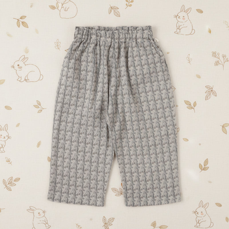 Light gray patterned kids&