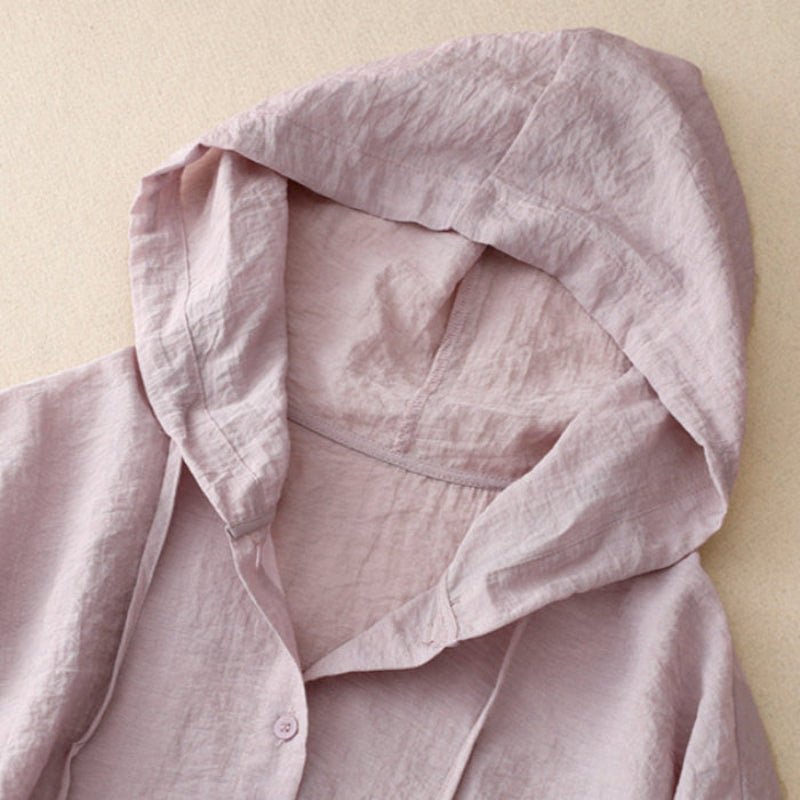 Lightweight Breathable Hooded Layer with Soft Structure for Warm Days - Zavonix