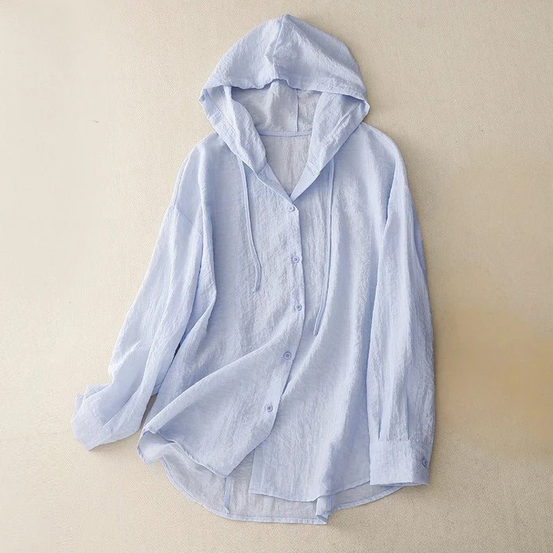 Lightweight Breathable Hooded Layer with Soft Structure for Warm Days - Zavonix