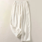 Nolen — Lightweight Linen Pants for Comfortable Warm Weather Wear (White XS) - | Zavonix