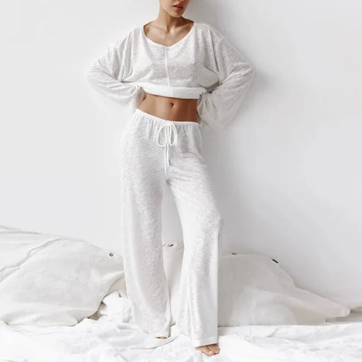 "Lina" Loungewear Set (Black S) - Women set | Zavonix
