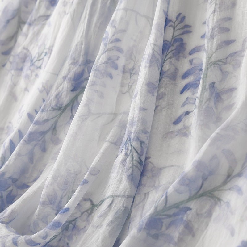 Linara Skirt — Breathable Linen with Gathered Pleats and Drawstring Waist (XS ) - | Zavonix