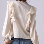 Linen Blouse™ — Command Attention with Effortless Elegance and All - Day Confidence (XS ) - | Zavonix