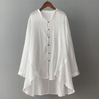 Linen Cardigan™ — Wrap Yourself in Effortless Autumn Freedom and Timeless Cool Comfort (Pink XS) - | Zavonix