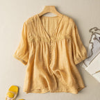 Linen Whisper™ — Effortless Elegance That Breathes Confidence All Day (Pink XS) - | Zavonix