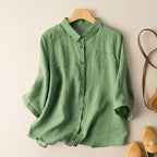 Linen Whisper™ — Wrap Yourself in Effortless Cool Comfort and Timeless Elegance (Green XS) - | Zavonix