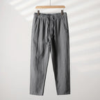 Linovera — Lightweight Linen Pants for Comfortable All - Day Wear (Gray XS (28 - 29)) - | Zavonix