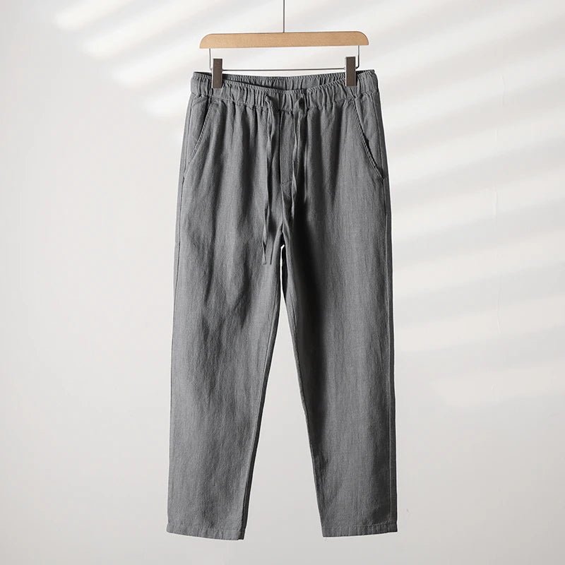 Linovera — Lightweight Linen Pants for Comfortable All - Day Wear (Gray XS (28 - 29)) - | Zavonix