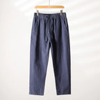 Linovera — Lightweight Linen Pants for Comfortable All - Day Wear (Navy Blue XS (28 - 29)) - | Zavonix