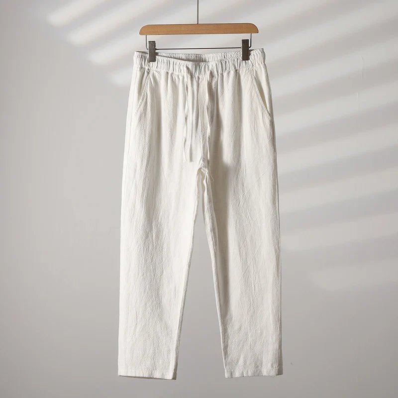 Linovera — Lightweight Linen Pants for Comfortable All - Day Wear (Gray XS (28 - 29)) - | Zavonix
