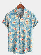 Liora — Men’s Breathable Cotton Viscose Summer Shirt (S ) - short | Zavonix
