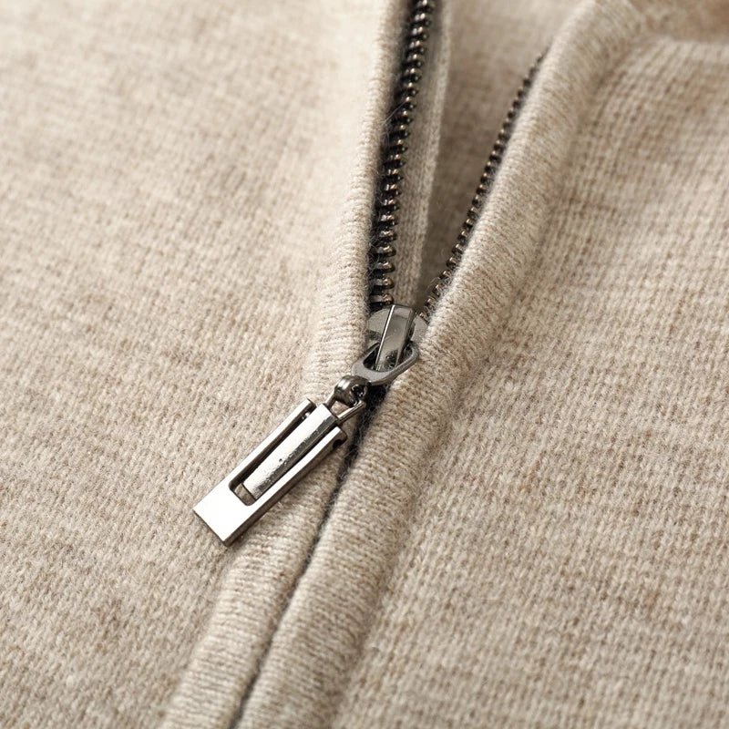 Liora — 100% Cashmere Hoodie with Soft Comfort and Vibrant Colors (Beige S) - | Zavonix