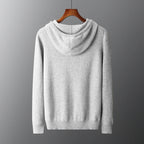 Liora — Cashmere Merino Hoodie for Soft Warmth and Comfort (Light Gray S) - | Zavonix