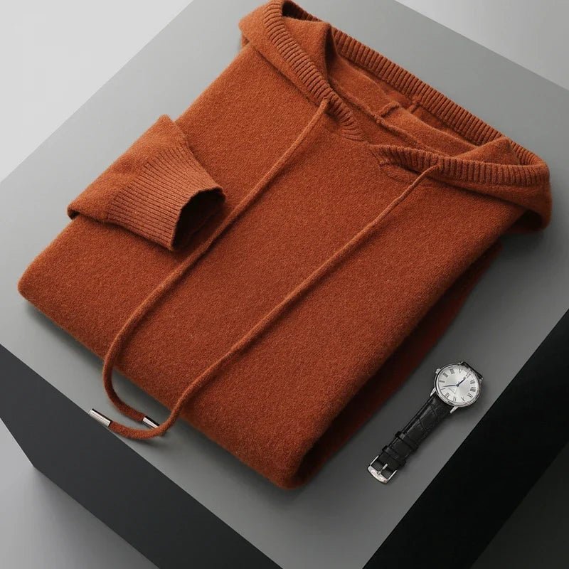 Liora — Cashmere Merino Hoodie for Soft Warmth and Comfort (Dark Grey S) - | Zavonix