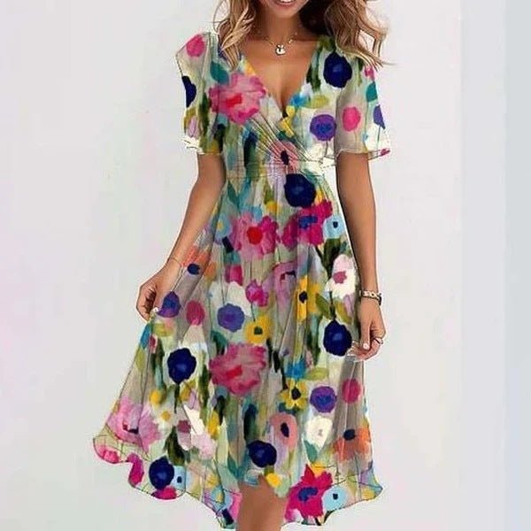 Liora Floral Chiffon Midi Dress product image 2