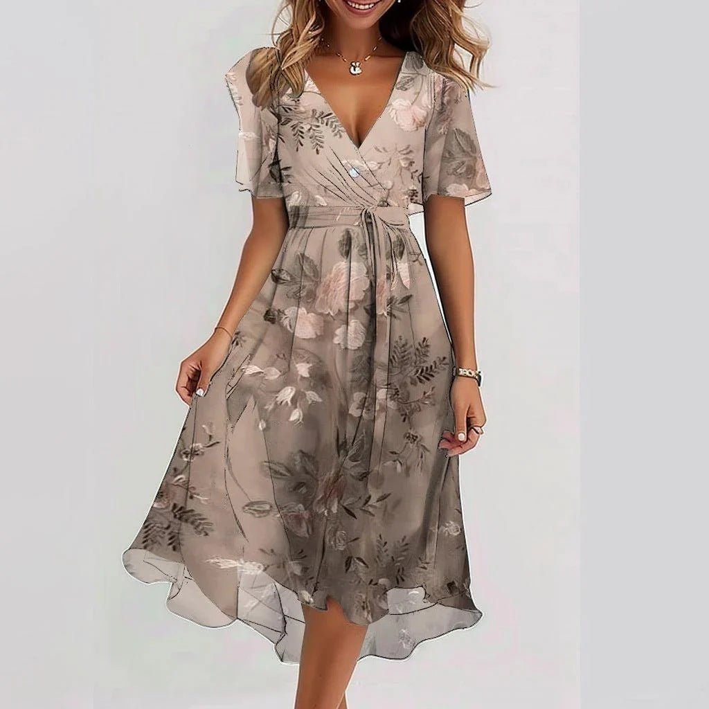 Liora Floral Chiffon Midi Dress product image 3
