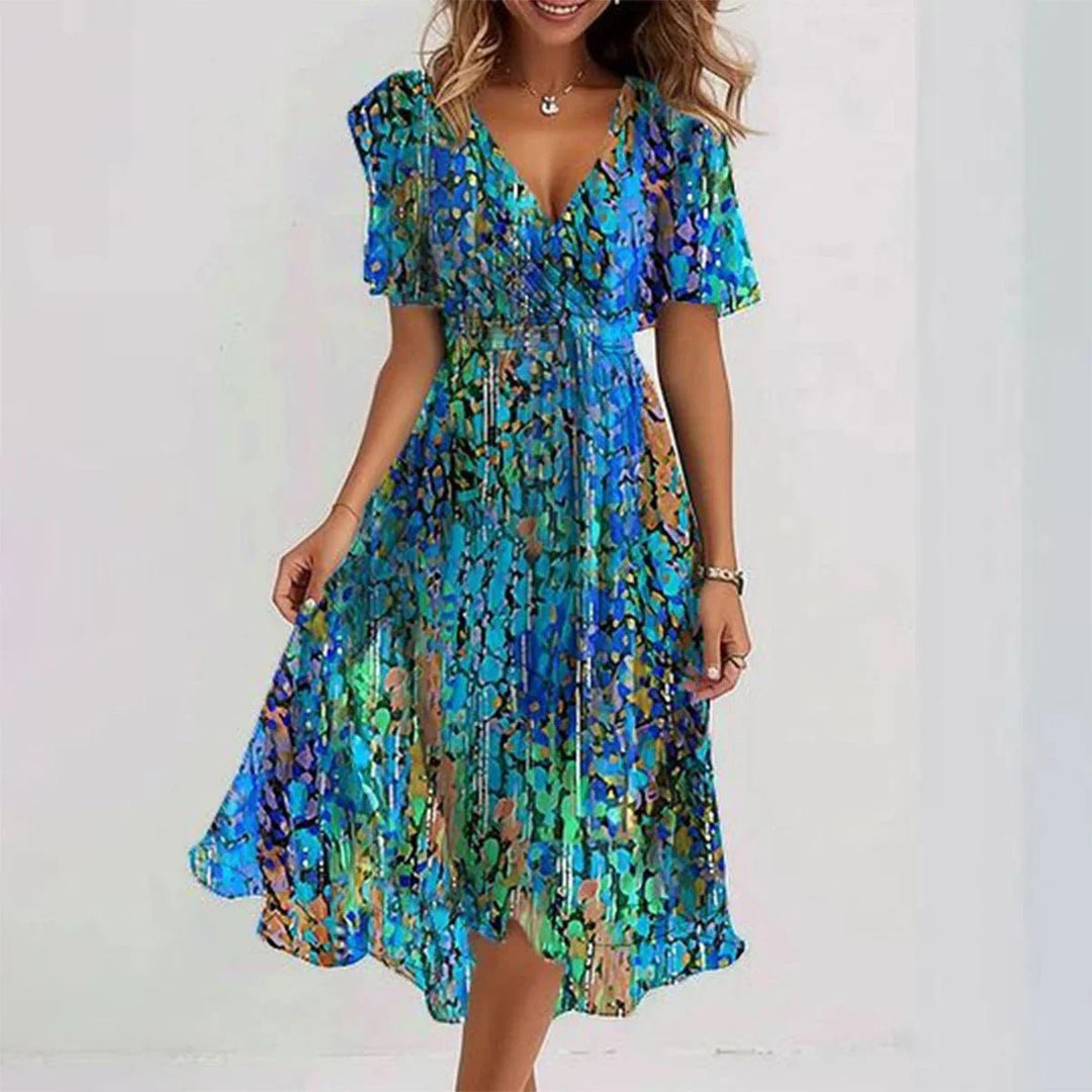 Liora Floral Chiffon Midi Dress product image 4