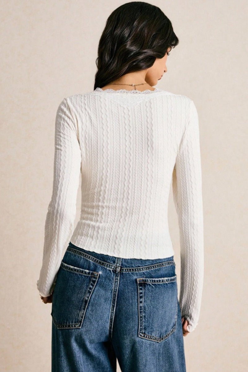 Liora Lace V-Neck Blouse product image 3