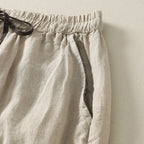 Liora — Lightweight Linen Harem Pants with Gathered Hem (XS ) - | Zavonix