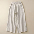 Liora — Lightweight Linen Pants with Relaxed Fit and Fluid Design (Navy Blue XS) - | Zavonix