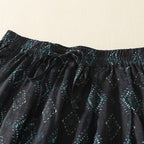 Liora — Lightweight Linen Skirt with Elastic Waistband and Flowing Hem (Olive Green XS) - | Zavonix